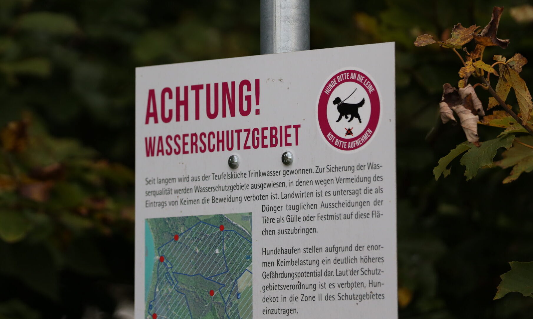 Wasserschutzgebiet Teufelsküche